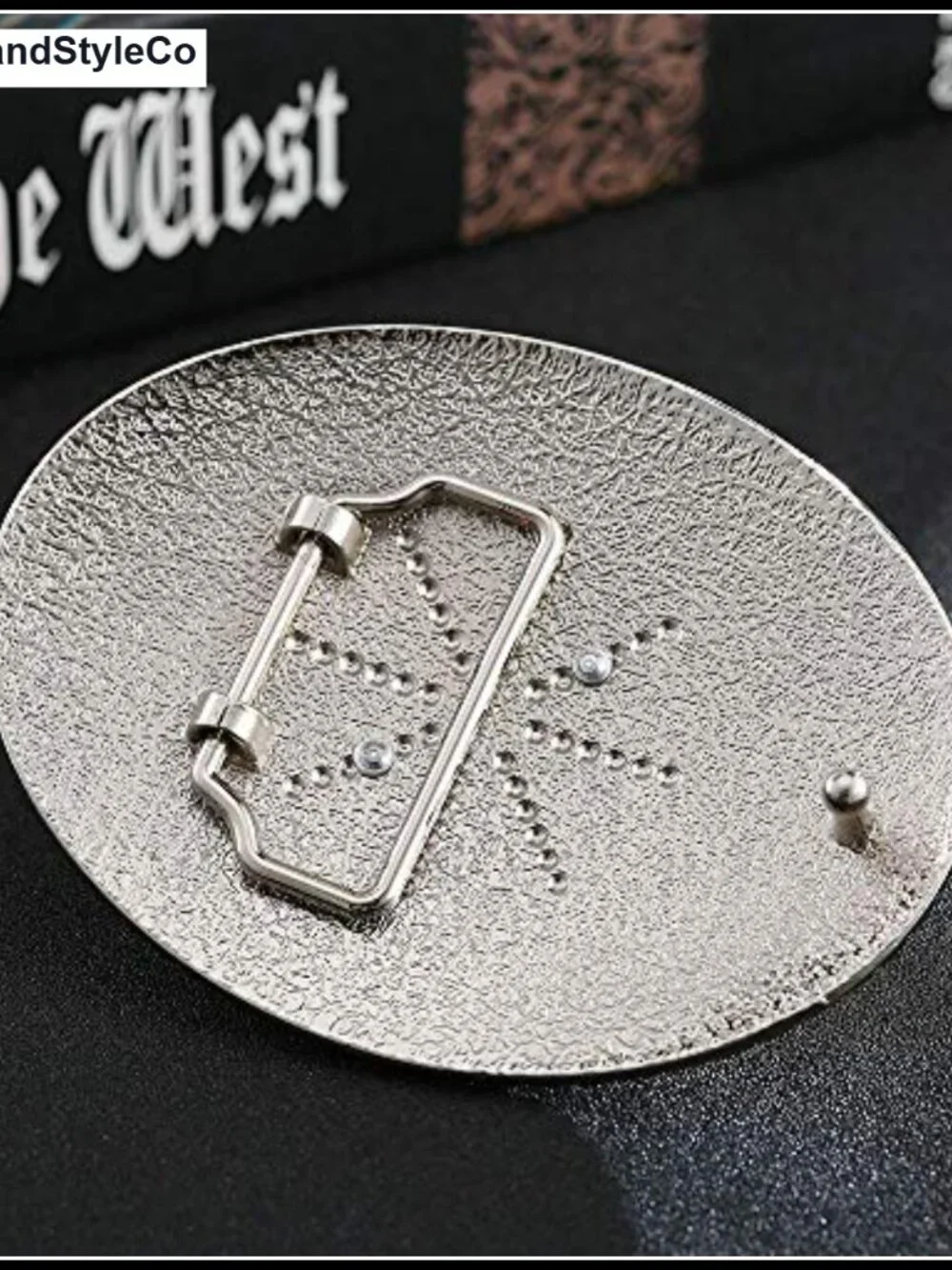 Western Belt Buckle Initial Letter Alloy Snap on Belt Men Women Rodeo Gift